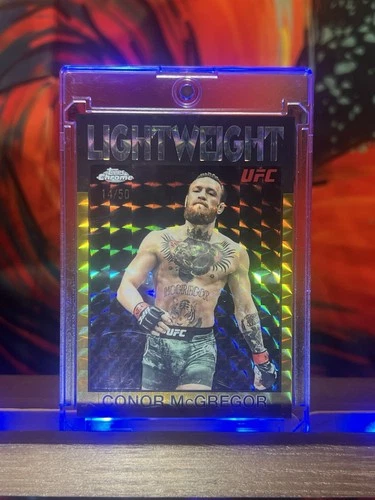 2026 Topps Chrome UFC Conor McGregor 86 LIGHTWEIGHT Gold /50 🔥
