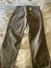 jcrew crewcuts new with tags boys size 16 relaxed gray chino style pants