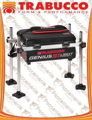 Sitzkiepe Trabucco Genius Box S1 Licht Hocker Sitzmöbel Sitzhocker Fischen