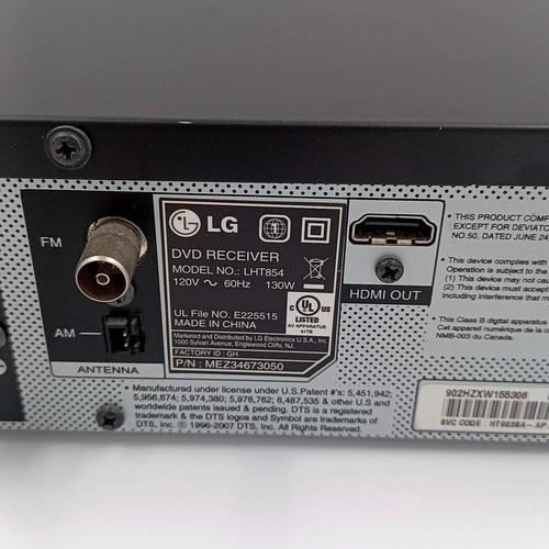 LG DVD Player LHT854 - Picture 5 of 8