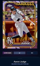 24 Topps Bunt DIGITAL Gilded SUPER RARE Aaron Judge
