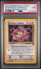 2000 POKEMON PROMO BLACK STAR POKEMON LEAGUE #18 TEAM ROCKET'S MEOWTH PSA 9