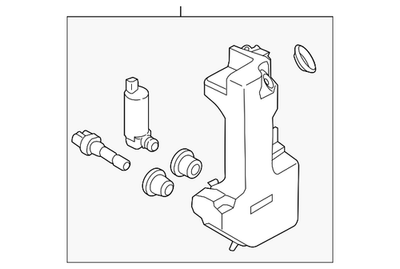 #ad #ad Genuine Ford Washer Reservoir CK4Z 17618 C $128.27