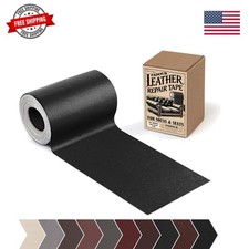 Leather Repair Patch, 3 x 60In Self Adhesive Leather Repair Tape Kit for Furn...