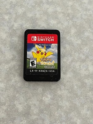 BRAND NEW w/o box Pokemon Let's Go Pikachu Game Card