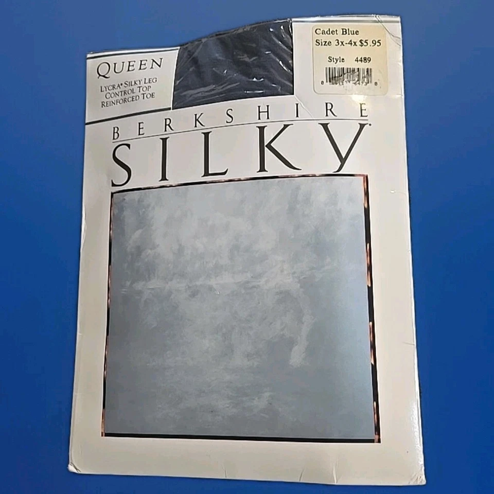 2 Pares Pantimedias Berkshire Talla Queen 3X-4X Control Top Marrón y Azul De Colección Nuevas Foto 2 de 4