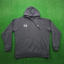 Under Armour Hoodie Sweatshirt Mens XL Black Pullover Loose Fit Atheltic Casual