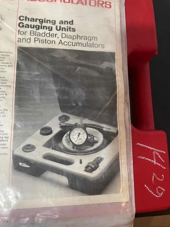 Unidad de carga y medición acumulador HYDAC FPK/FPS Foto 3 de 4