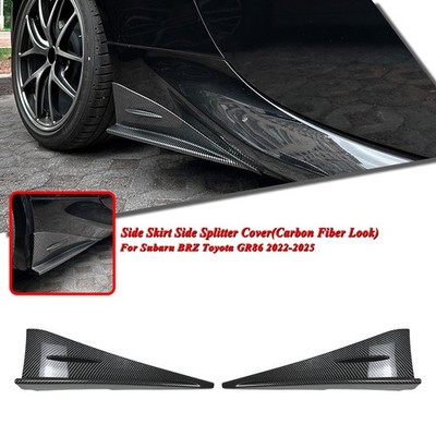 Kohlefaser-Optik Seitenschwellerverkleidung Für Subaru BRZ Toyota GR86 22-26 23