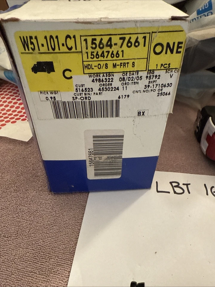 Подлинная ручка водительской двери GM 15647661 HOL-O/S LH - Изображение 2 из 2