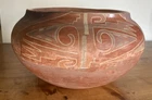 Sara Fina Tafoya SIGNED Santa Clara Pueblo Pottery Olla-5" x 9"-Painted!-Best!