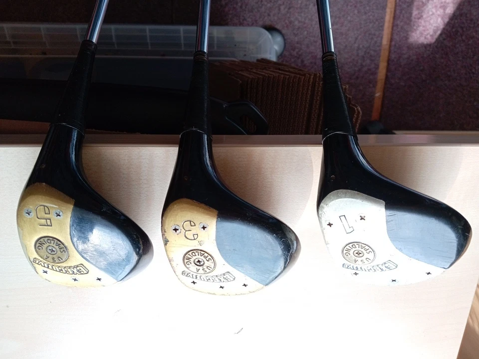 RARE Spalding Executive Set Driver, Fairway 3,5 Iron Set 5,6,7,8,9,PW&SI (10) - Image 4 of 4