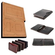 105x84mm Card Holder Leather Cutting Die Set, Wood Base Punch Cutter