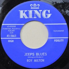 Roy Milton - Jeeps Blues / R.M. Blues, 7", (Vinyl)