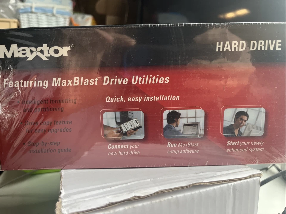 Maxtor 7200 RPM 30GB Hard Drive 3.5 inch EIDE New / Sealed - Image 2 of 3