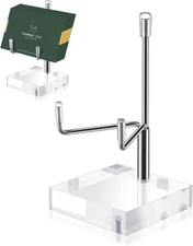 Plate Stands for Display Adjustable Metal Arms Photo Stand Easel Acrylic Base Sm