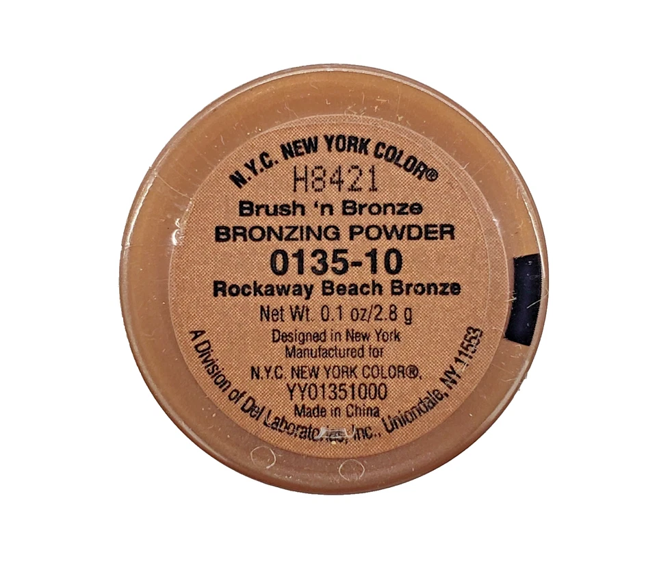 NEW N.Y.C. Brush 'n Bronze Bronzing Powde-0135-10 Rockaway Beach Bronzer - Image 2 of 2
