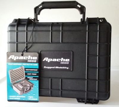 APACHE 1800 Weatherproof Protective Case, Small, Black | eBay