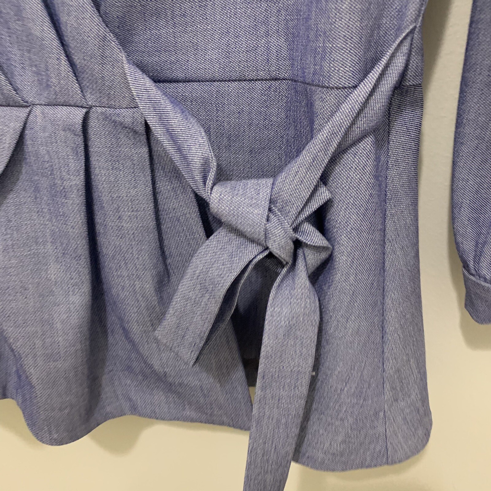 Halogen Structured Wrap Jacket Career Top Puff Sl… - image 4