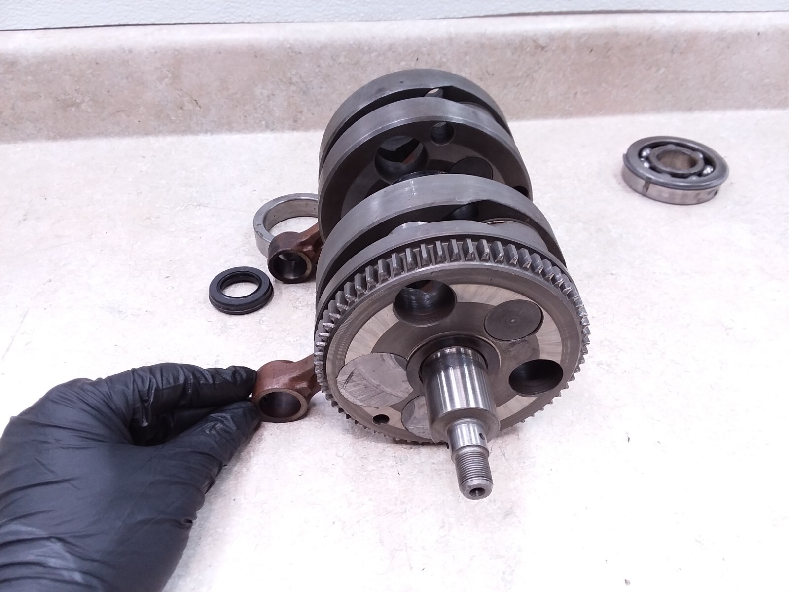 Yamaha XS2 650 Twin XS650 XS1 Engine Crank Crankshaft 1972 ANXC eBay