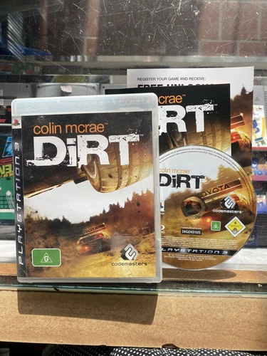 Colin McRae Dirt PS3 PlayStation 3 Game + Manual (2007) Tested/Working