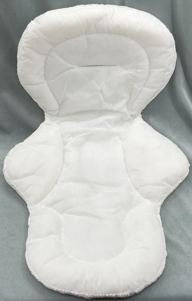 Ingenuity Smart Bounce Baby Bouncer Braden pieza de repuesto tela inserto blanco Foto 2 de 2