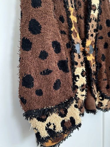 Design Options By Philip And Jane Gordon Cardigan Animal Print Womens Sz XXL - Picture 6 of 12