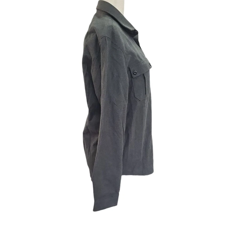 NUEVO CON ETIQUETAS Boast Hombre Verde Ejército Grueso 100% Algodón Buttondown Camisa, M Foto 3 de 4