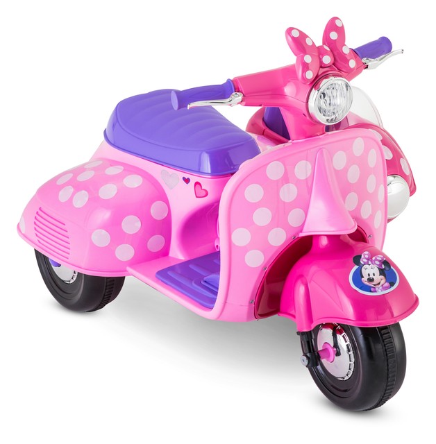Kid Trax KT1464WM Minnie Mouse Happy Helpers Scooter With Side-Car for sale online | eBay