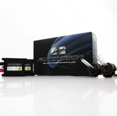 Autovizion Super Slim 55 Watts 9004 HB1 4300K OEM Color HID Xenon Kit Low Beam