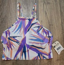 Nuevo Traje de Baño Salt Life Top Tankini Talla Mediana Traje de Baño PInk/Azul/Púrpura