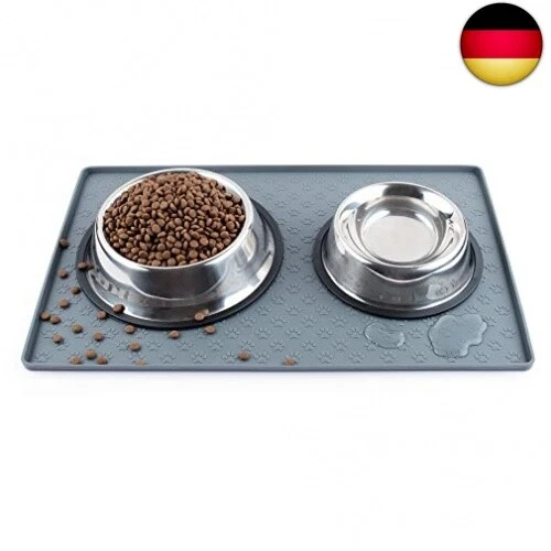 Coomazy Napfunterlage für Hund Katzen, Neues-Upgrade Erhöhtem Rand Verdickter F - Bild 1 von 11