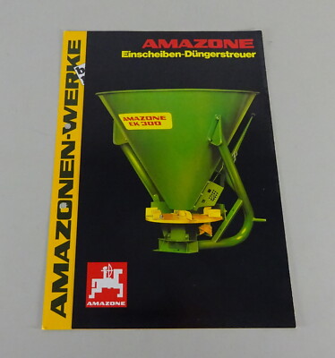 Brochure Amazon Product Overview Centrifugal Spreader Stand 03/1979