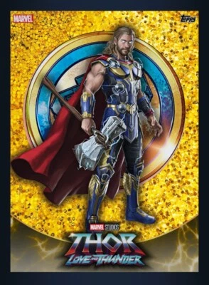 Topps Marvel Collect MCU Legacy Collection Love & Thunder Gold Thor #4 - Photo 1/3