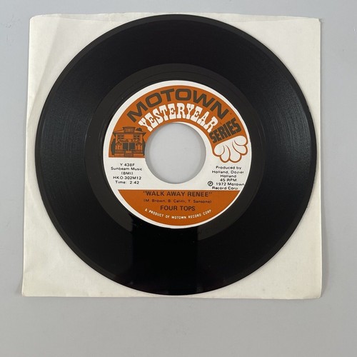 Four Tops - Walk Away Renee / You Keep Me Running Away 7" 45 NM - Picture 2 of 7