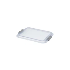 Zirc Dental 20Z445 B-Lok Locking Dental Tray Cover Clear Plastic 14"X10"X0.75"