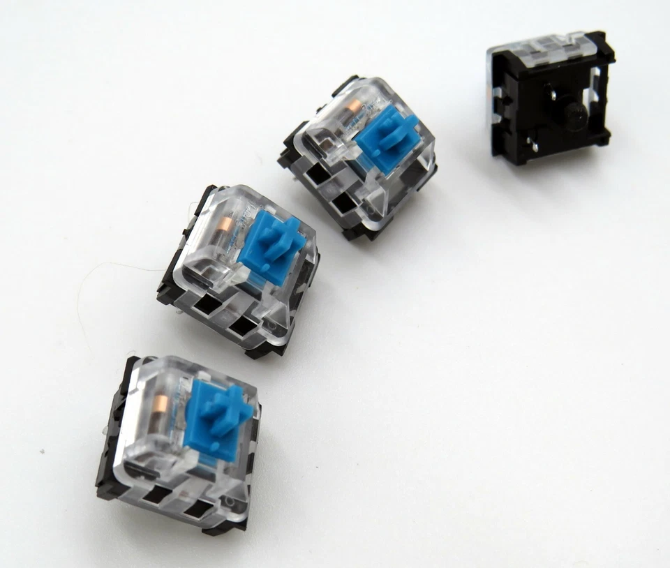 5x GX Blue Clicky Mechanische Switches Schalter für z.B Logitech G Pro Tastatur - Bild 2 von 4