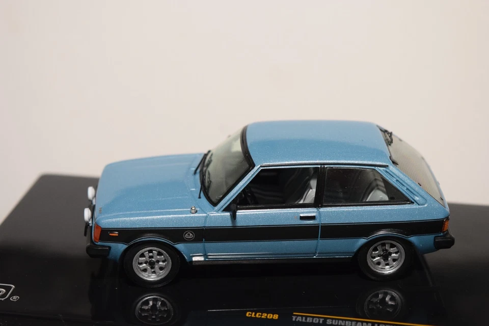 B10 1:43 IXO CLC208 TALBOT SUNBEAM LOTUS PHASE 2 2-1982 MET. BLUE MIB - Immagine 3 di 4