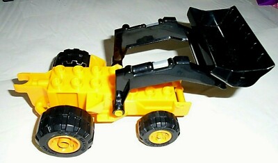 MEGA BLOKS Large Rolling Digger Excavator Yellow Black LKN