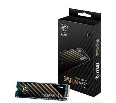 MSI Spatium M450 M. 2 1TB PCI-Express 4.0 NVMe M. 2