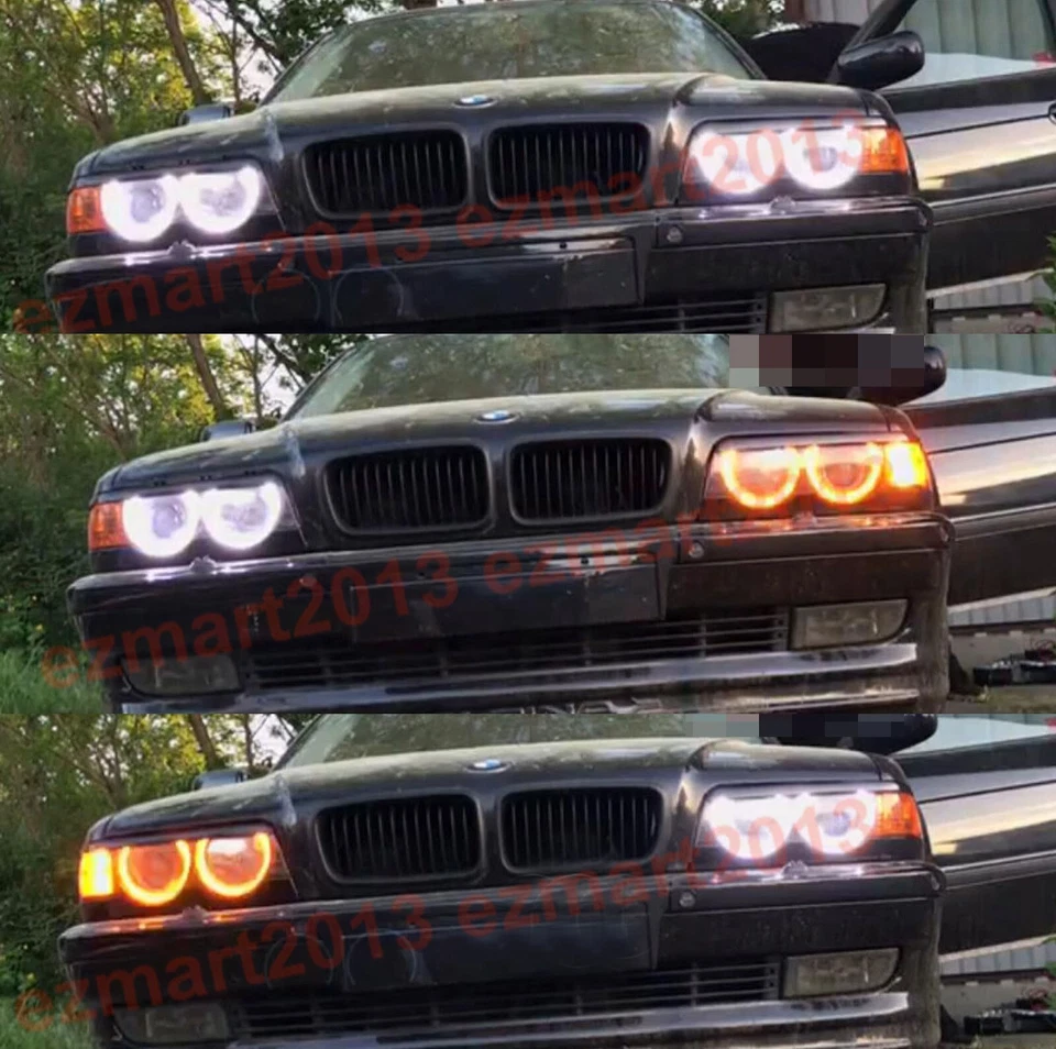 para Volkswagen VW Sharan 7N 2010-2015 Switchback LED halo anillo señal de giro DRL Foto 4 de 4