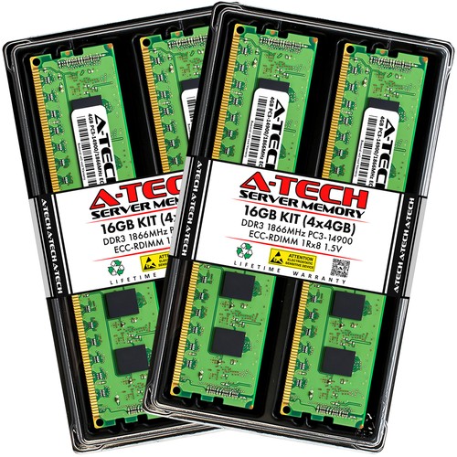 16GB 4x 4GB PC3-14900R RDIMM ASUS RS724Q-E7/RS12 RS726Q-E7/RS12 Memory RAM - 第 1/3 張圖片