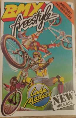 BMX Freestyle (Codemasters 1987) Schneider CPC (Tape Manual Box) works Amstrad