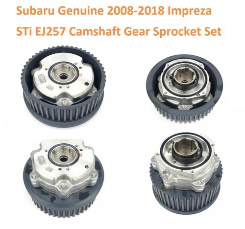 Subaru Genuine 2008-2018 Impreza STi EJ257 Camshaft Gear Sprocket Set - Picture 15 of 19