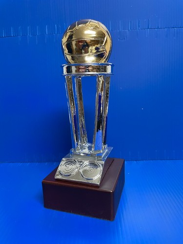 REPLICHE COPPE IN MINIATURA "SCRIVIMI QUALE TROFEO CERCHI " RESINA GALV ORO/ARG - Photo 4/5