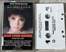 Miami Sound Machine Primitive Love Cassette Tape 1985 Epic