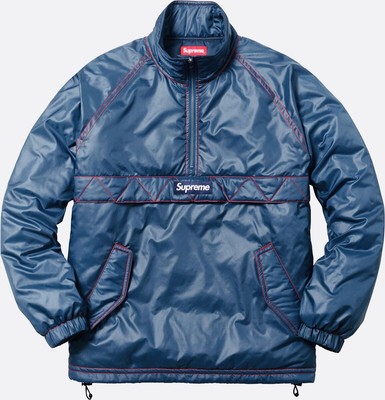 supreme contrast stitch work jacket