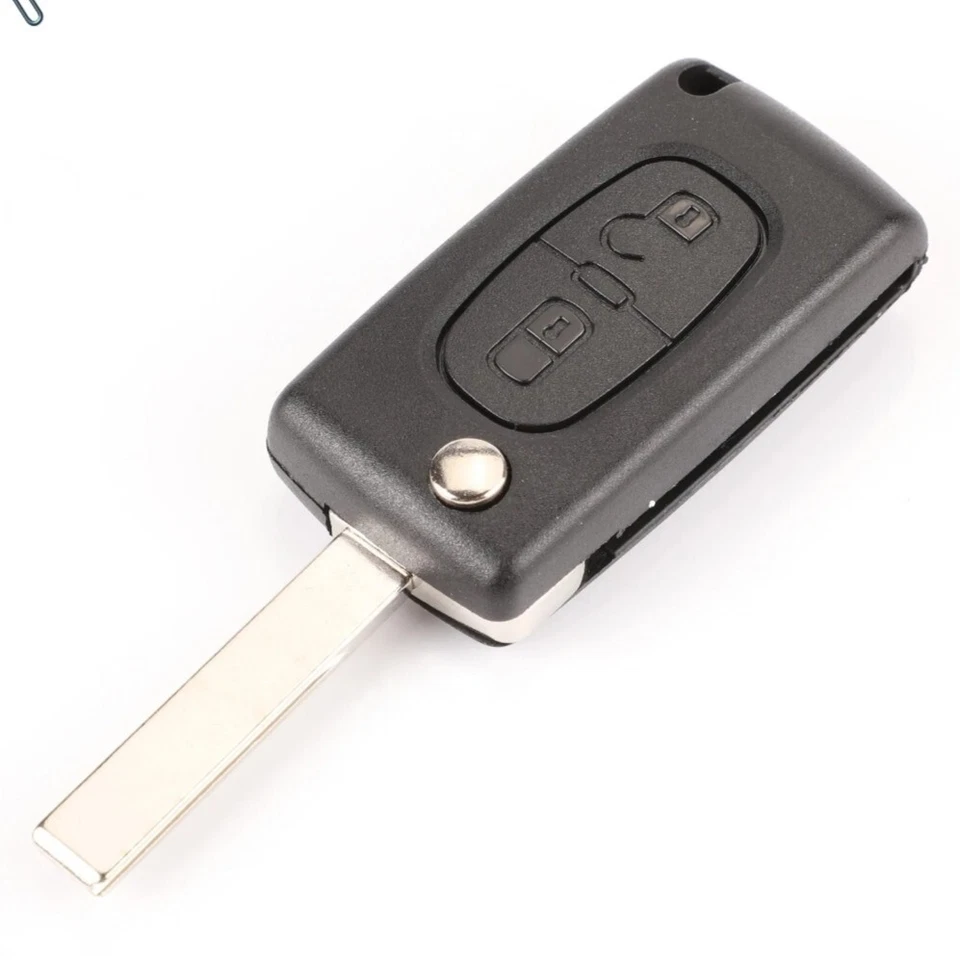 Coque Clé Plip CITROËN C1 C2 C3 C4 C5 C8 berlingo bouton CE0536 lame sns rainure - Bild 3 von 4