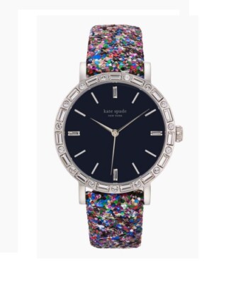 Kate Spade Metro Pave Blue Dial Interchangeable Glitz  display picture 2