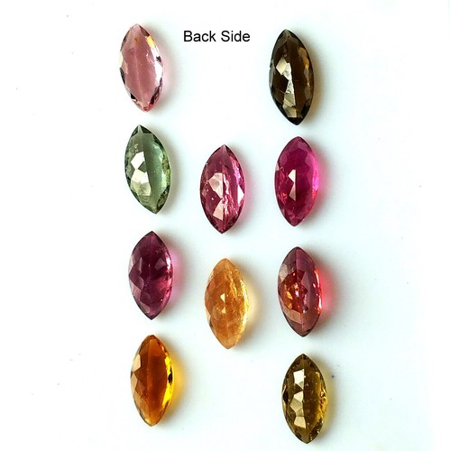 3.5X7 mm Pear Natural Faceted Multi Color Tourmaline Wholesale Gemstone 10 Piece - Picture 6 of 6